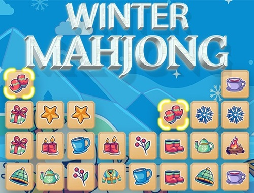 Játék Téli mahjong  online