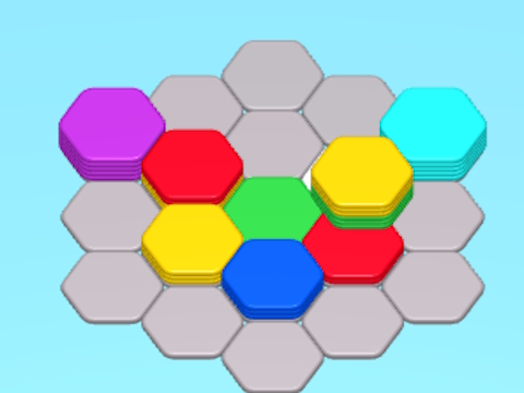 Játék Hexa Stack Sort online