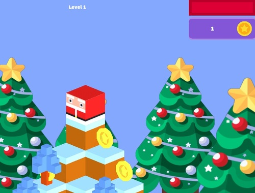 Játék Mikulás rohan le  online