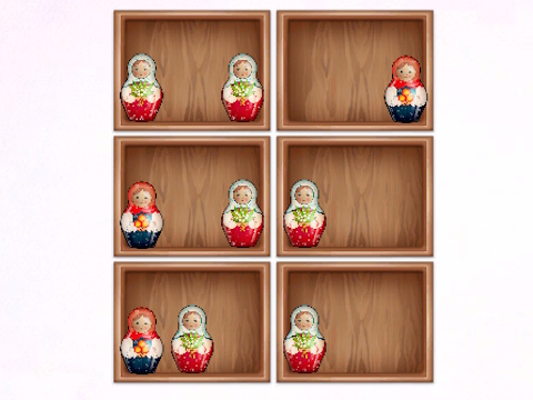 Játék Válasszon Matryoshka polcaival!  online