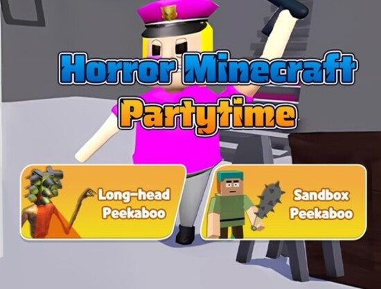 Játék Horror Minecraft Partytime online
