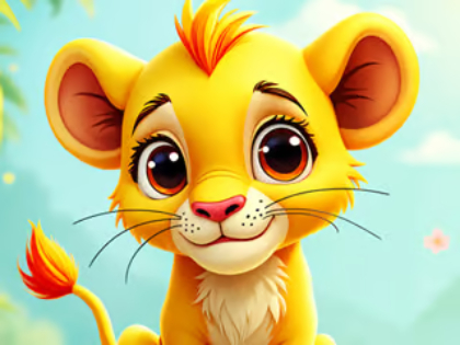 Játék Jigsaw puzzle: Baby Simba online