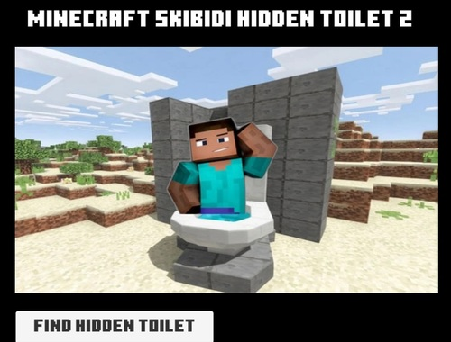 Játék Minicraft Skibidi Rejtett WC 2  online