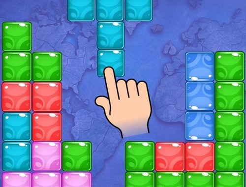 Játék Blokk kirakós utazás  online
