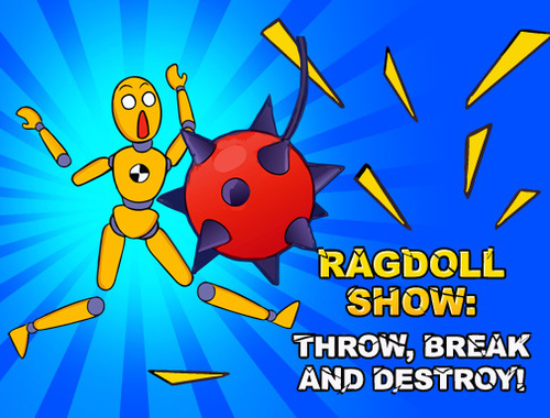 Játék Ragdoll show: Dobj, törj és pusztítsák el!  online