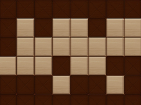 Játék Fa blokk puzzle  online