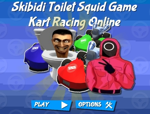 Játék Skibidi WC Squid Game Kart Racing Online  online