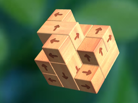 Játék Koppintson a 3D Wood Blokkra  online