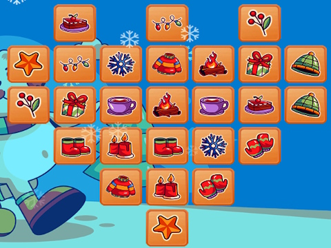Játék Téli mahjong  online