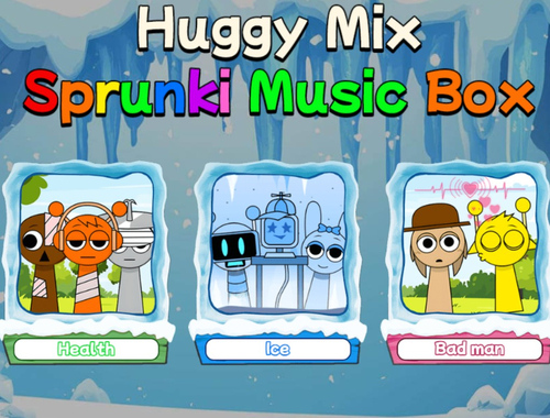 Játék Huggy mix sprunki zenei doboz  online