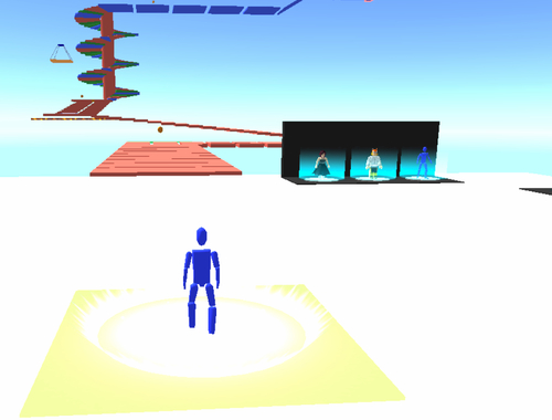 Játék Easy obby parkour online