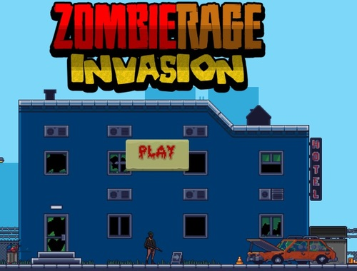 Játék Zombi Rage Invázió  online