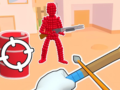 Játék Stickman Archer: Nyilak lövöldözése a vörösre  online