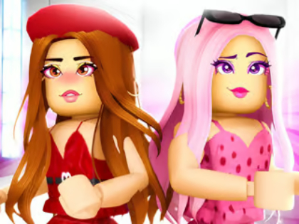 Játék Jigsaw puzzle: roblox divatharc  online