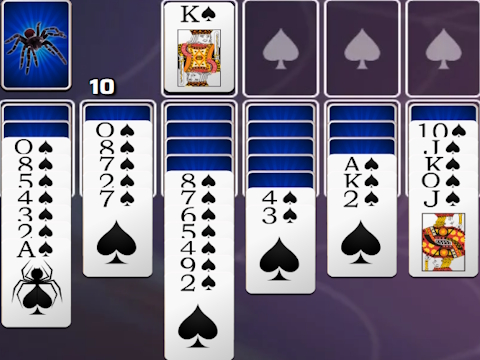 Játék SPADES Spider Solitaire  online