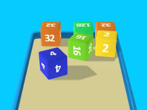 Játék 2048 Cube Merge  online