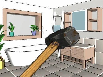 Játék Összetörje a szobát darabokra  online