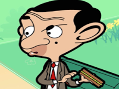 Játék Bean úr csúszó puzzle  online