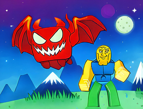 Játék Obby a legendás sárkány  online