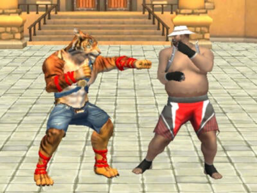 Játék Testépítő karate harc  online