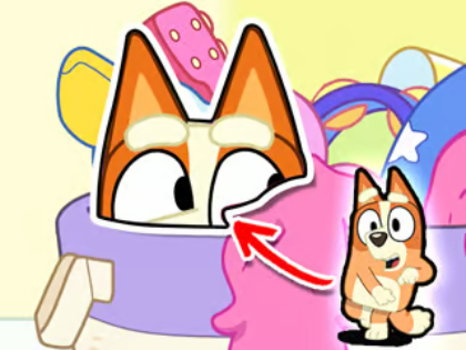 Játék Jigsaw puzzle: Bluey Hide & Seek  online