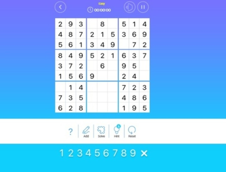 Játék Sudoku mester  online