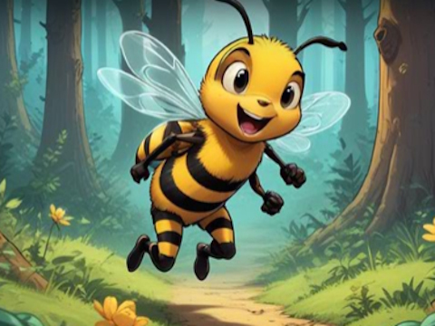 Játék Energikus mézelő méh menekülés  online