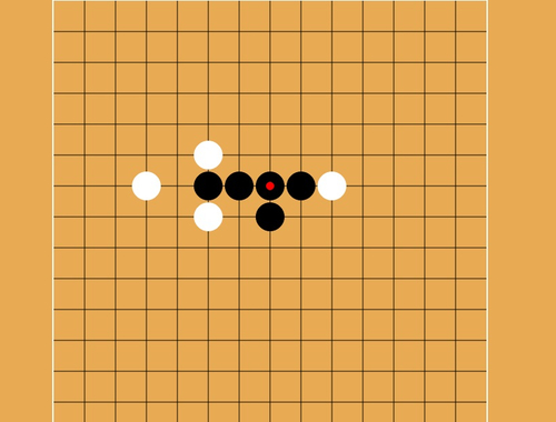 Játék Gomoku öt köv egymás után  online