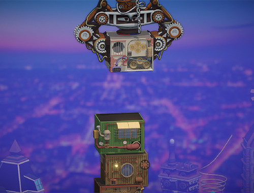 Játék Steampunk toronyépítő  online