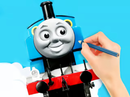 Játék Festőkönyv: Thomas & Friends  online