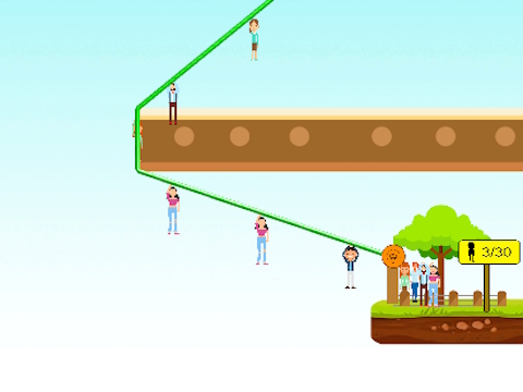 Játék Zipline emberek mentése  online