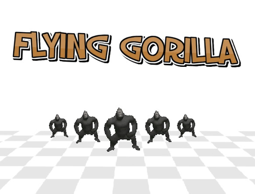 Játék Repülő Gorilla 3D  online