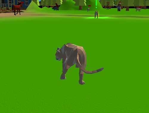 Játék Cougar Simulator - nagy macskák  online