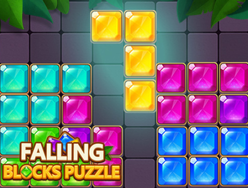 Játék Eleső blokkok puzzle  online