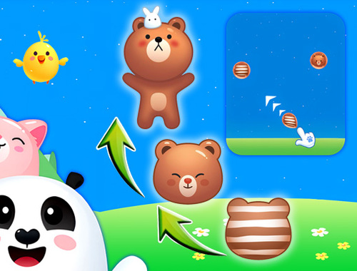 Játék Állat -összeolvadás: Bubble Shooter  online