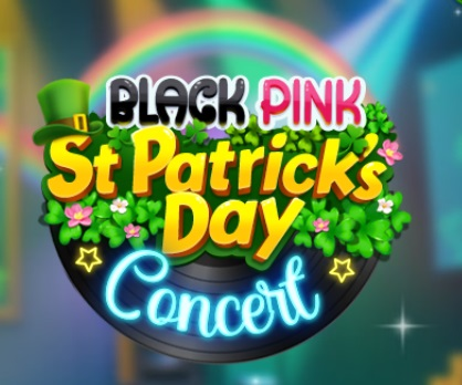 Játék Fekete rózsaszín St. Patricks napi koncert  online
