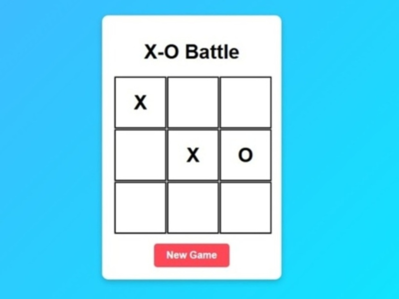 Játék X o csata  online
