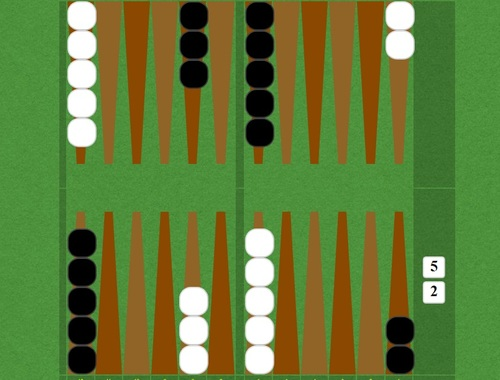 Játék Rövid backgammon  online