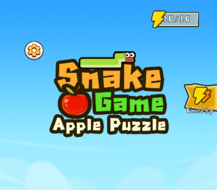 Játék Kígyó puzzle alma játék  online
