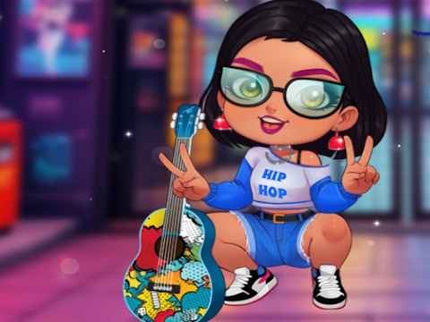Játék Elegáns hip -hop lány  online