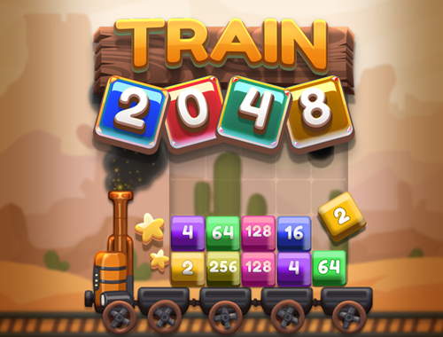 Játék Vonat 2048  online