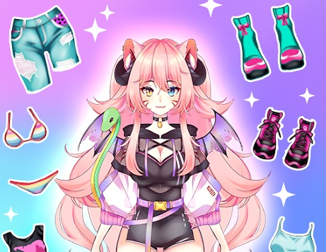 Játék Anime öltözködjön moe  online
