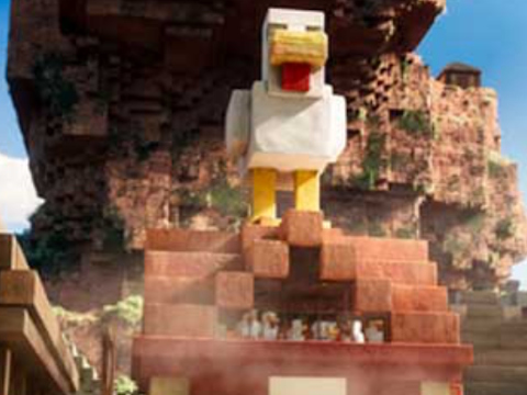 Játék Minecraft láva csirke  online