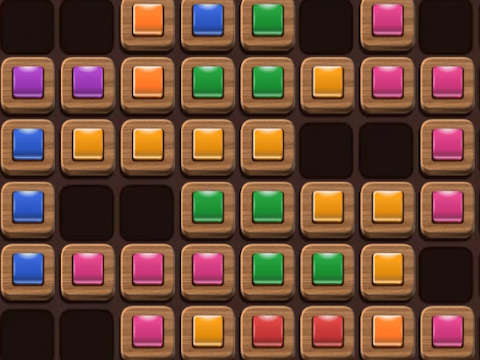 Játék Fa blokk puzzle  online