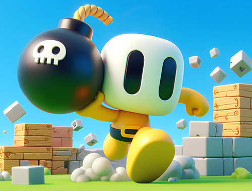 Játék Bombaman 3D  online