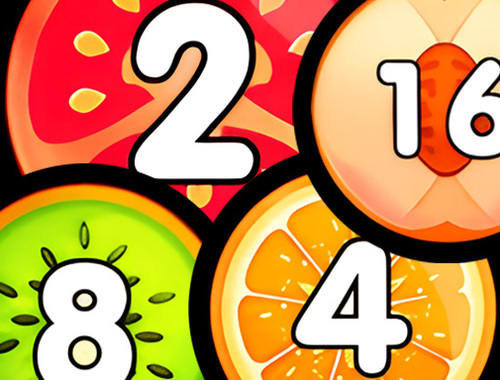 Játék Egyesítse a Balls Shooter 2048 Connect Fruits  online
