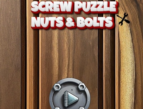 Játék Csavaros puzzle: anyák és csavarok  online