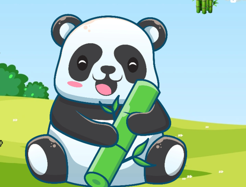 Játék Koppintson a panda -ra!  online