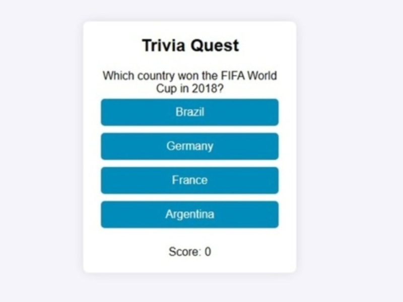 Játék Trivia küldetés  online