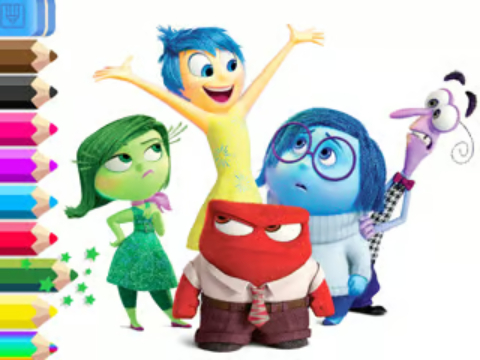 Játék Festőkönyv: Inside Out  online
